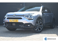 Citroën Ë-C4 X - Shine 50 kWh 97, 7%SOH 3 Fase | Schuif-/Kanteldak | Navigatie | Leder | HUD | Stoel/Stuurv