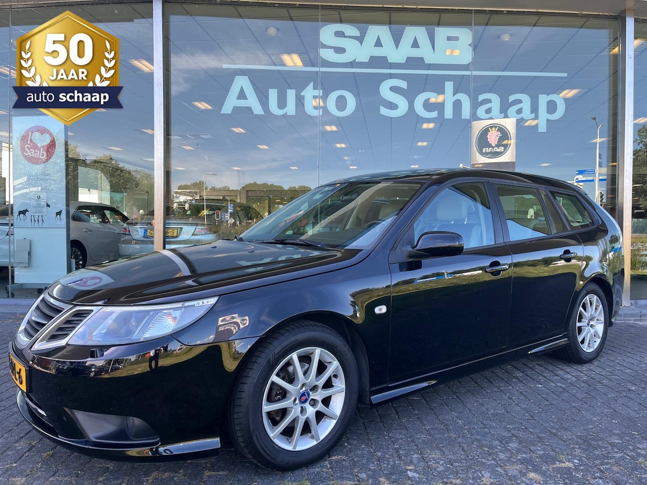 Saab 9-3 - Estate 1.8t Norden | Rijklaar incl garantie | Leer Lichtmetaal Parkeersensoren Hirsch 195 - AutoWereld.nl