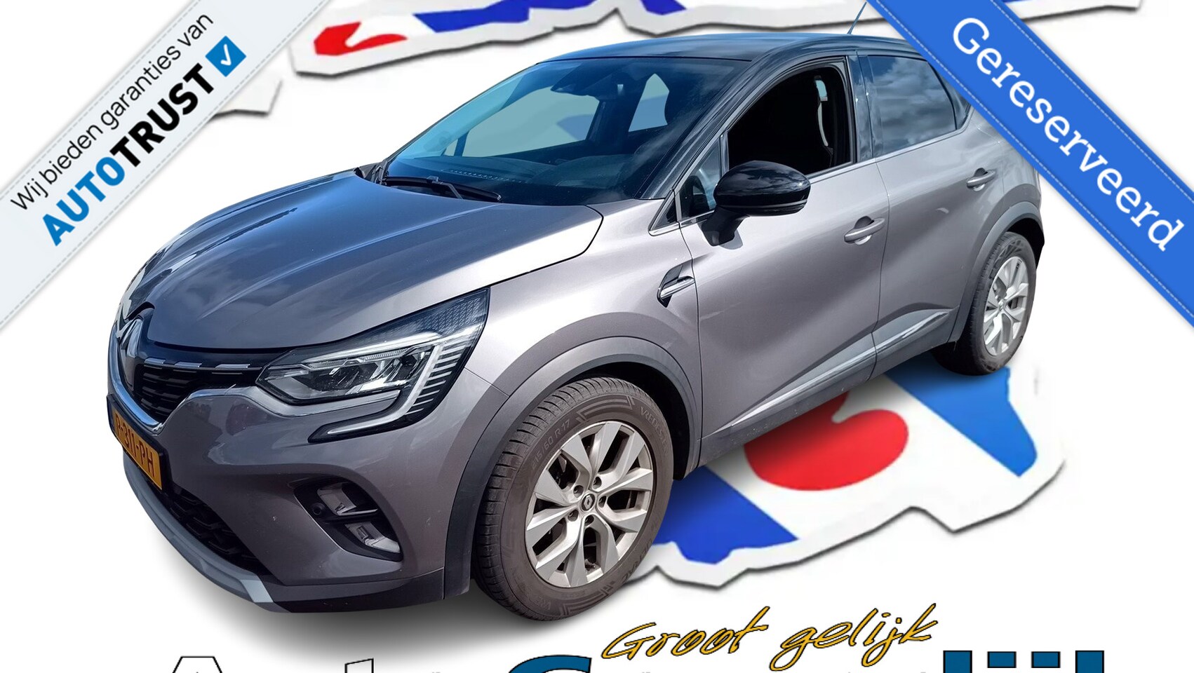 Renault Captur - 1.0 TCe 90 Intens CRUISE,LMV,NAVI,CLIMA - AutoWereld.nl
