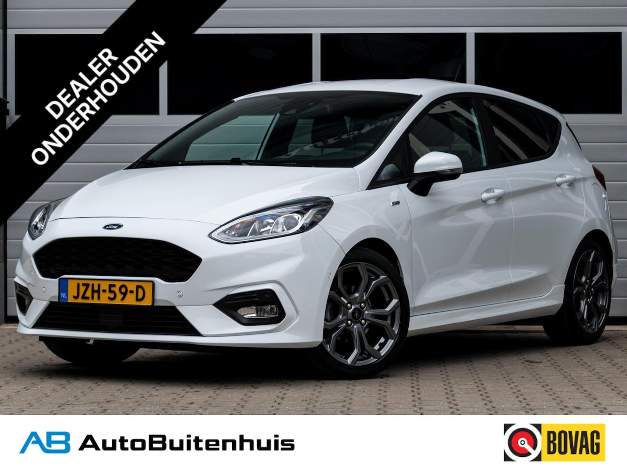 Ford Fiesta - 1.0 EcoBoost Hybrid ST-Line|WINTERPACK|KEYLESS|CLIMATE|CARPLAY|PDC|PARK ASSIST - AutoWereld.nl