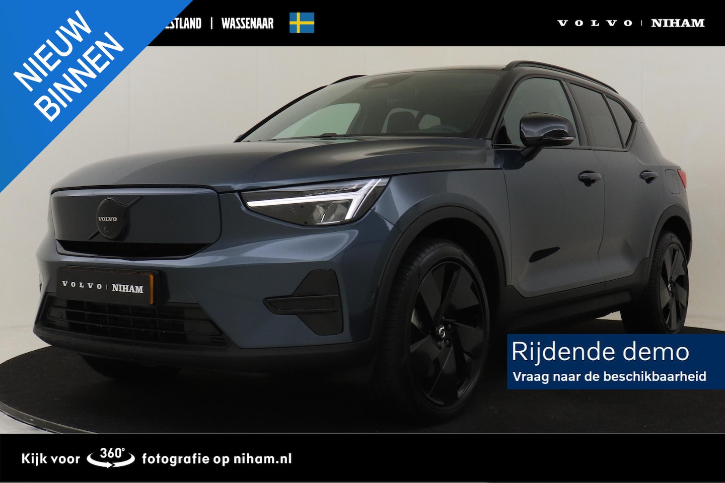Volvo EX40 - SINGLE MOTOR EXTENDED RANGE ULTRA BLACK EDITION EUROPA 82kWh -PANO.DAK|HARMAN/KARDON|360°C - AutoWereld.nl