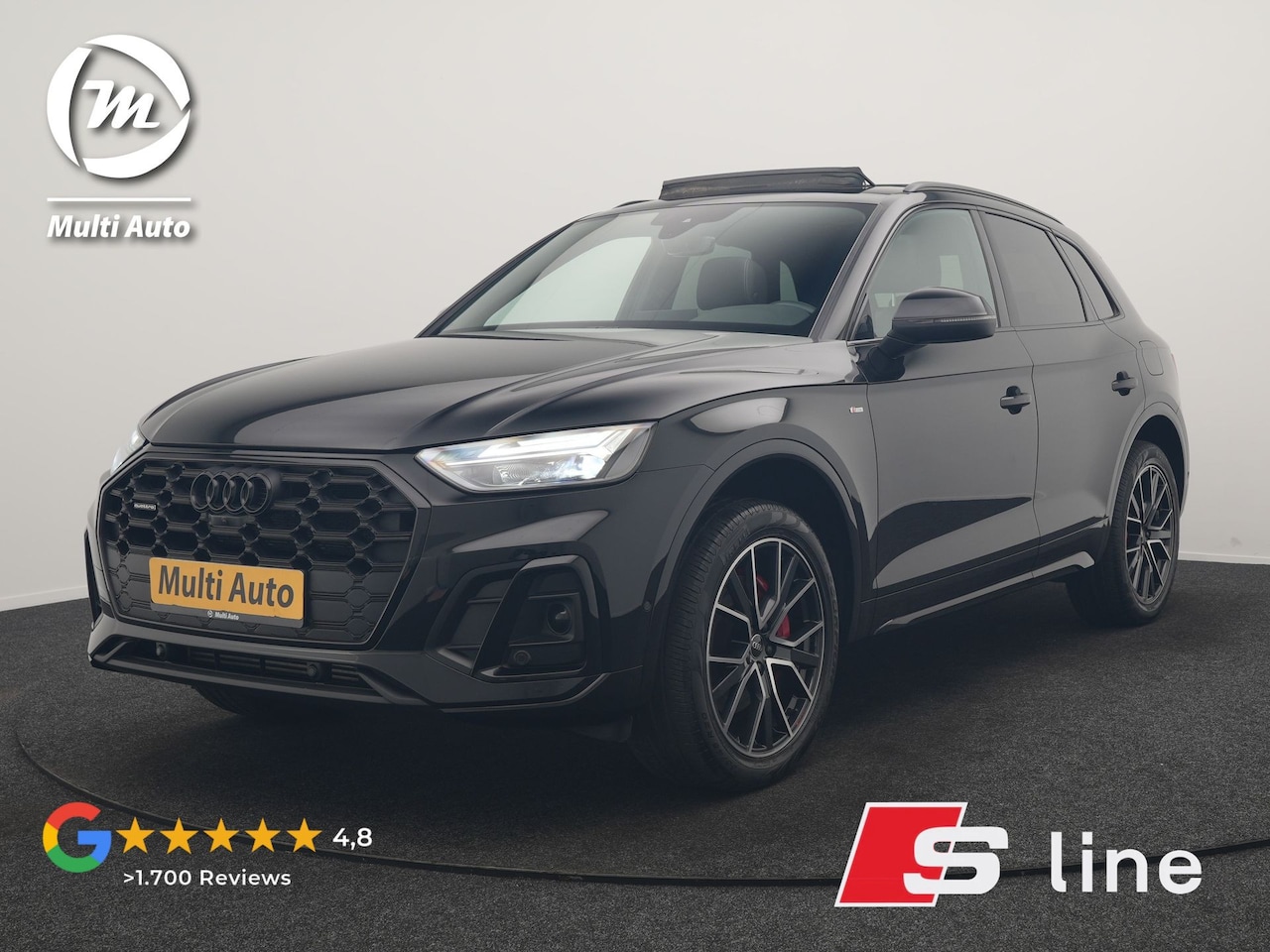 Audi Q5 - 55 TFSI e 2x S Line PHEV 367pk | Trekhaak Af Fabriek | Panodak | 360 Camera | Lederen Spor - AutoWereld.nl