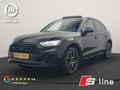 Audi Q5 - 55 TFSI e 2x S Line PHEV 367pk | Trekhaak Af Fabriek | Panodak | 360 Camera | Lederen Spor