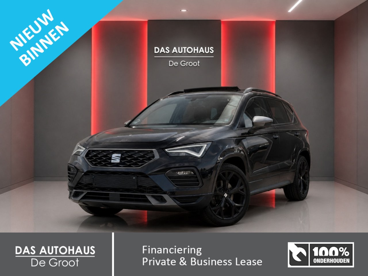SEAT Ateca - 1.5 TSI 150pk DSG FR Black Edition | Pano | Beats Audio - AutoWereld.nl