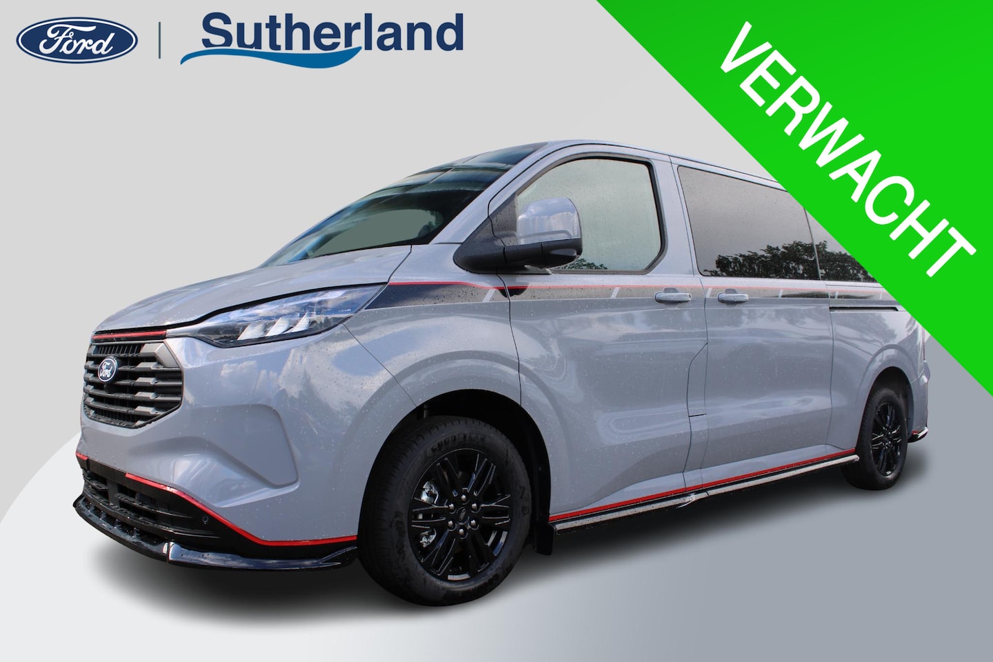 Ford Transit Custom - 320 2.5 PHEV L2H1 Grey Platinum DC | Dubbele Cabine | Rijklaar | Dubbele zijschuifdeur | D - AutoWereld.nl