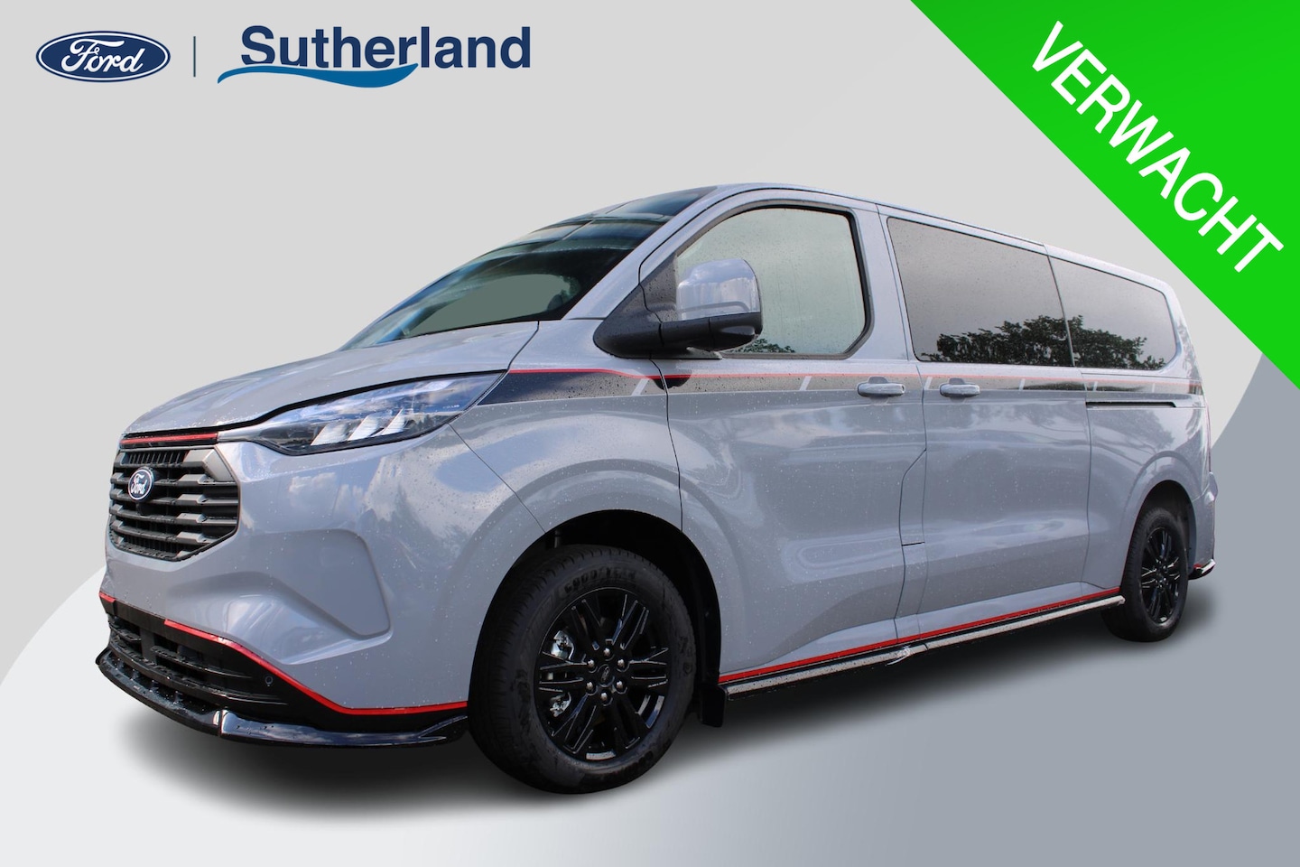 Ford Transit Custom - 320 2.5 PHEV L2H1 Grey Platinum DC | Dubbele Cabine | Rijklaar | Dubbele zijschuifdeur | D - AutoWereld.nl