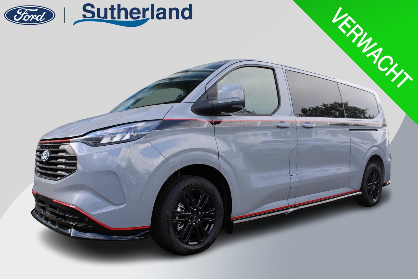 Ford Transit Custom - 320 2.5 PHEV L2H1 Grey Platinum DC | Dubbele Cabine | Rijklaar | Dubbele zijschuifdeur | D - AutoWereld.nl