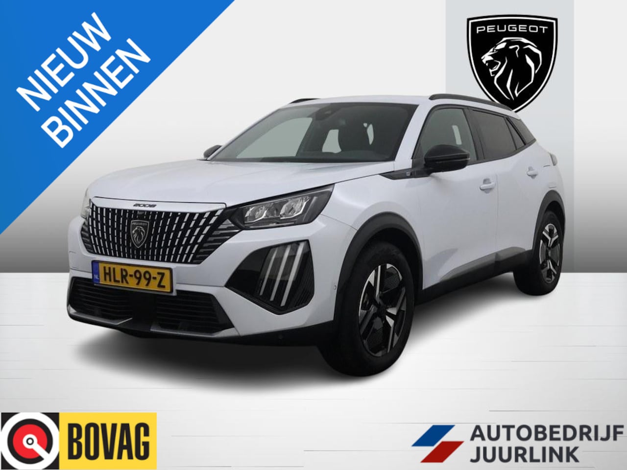 Peugeot e-2008 - EV Allure Avantage 54 kWh Soh 97% 360.Camera/Nav/ Keyless/Ad.Cruise/CarPlay/H.Leder/Blinds - AutoWereld.nl