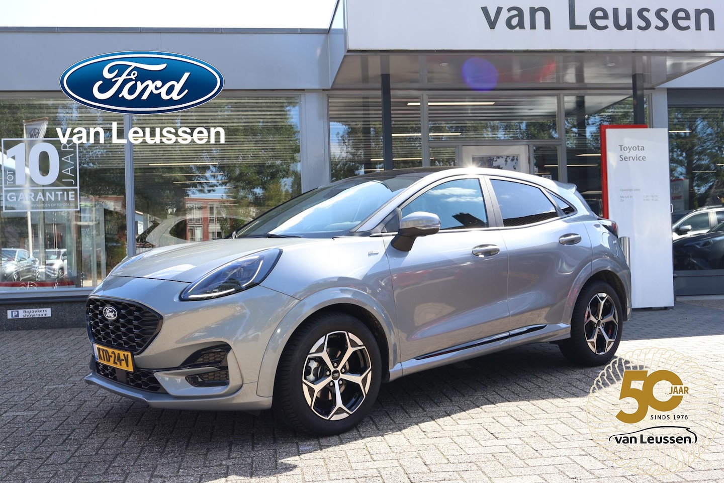 Ford Puma - 155PK HYBRID ST-LINE-X PANODAK WINTERPACK LED LEDER AD-CRUISE EL-ACHTERKLEP APPLE/ANDROID - AutoWereld.nl