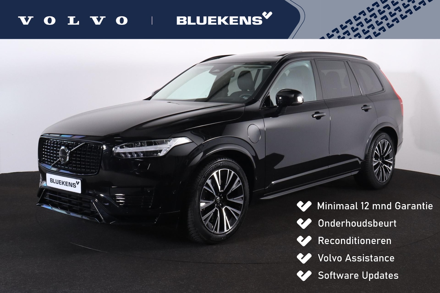 Volvo XC90 - T8 Recharge AWD Ultimate Dark - Luchtvering - Panorama/schuifdak - IntelliSafe Assist & Su - AutoWereld.nl