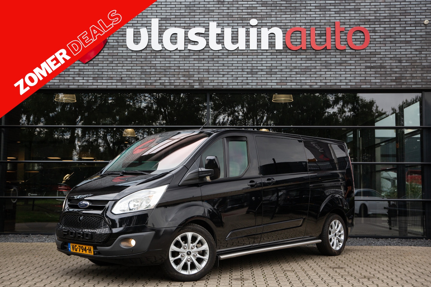 Ford Transit Custom - 290 2.2 TDCI L2H1 Limited Dubbel cabine , Trekhaak, Cruise control, - AutoWereld.nl