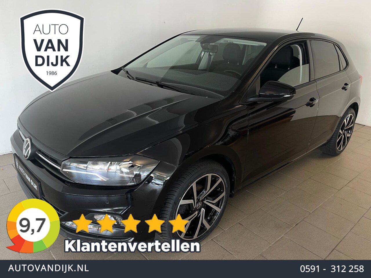 Volkswagen Polo - 1.0 TSI Comfortline Business Executive AIRCO NAVI CRUISE APPLE CARPLAY PDC 17INCH CAMERA P - AutoWereld.nl