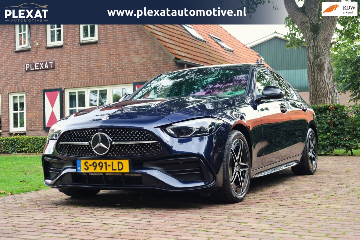 Mercedes-Benz C-klasse - 300 e AMG Line Limited Aut. | AMG-Pakket | Panorama | Luxe leder | Stoelverwarming | Carbo - AutoWereld.nl