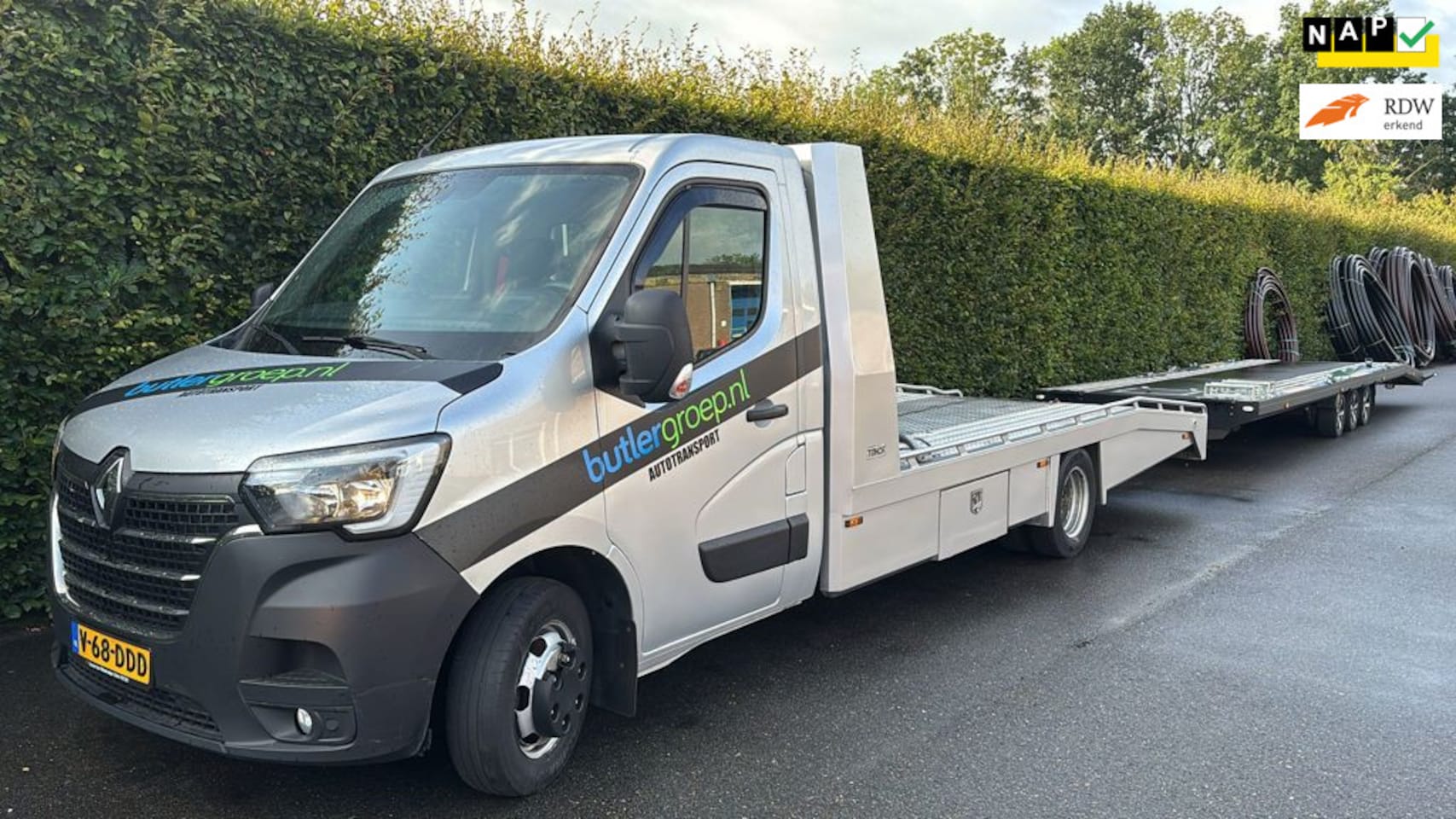 Renault Master - T35 2.3 dCi 165 L4 DL Energy Tijhof oprijwagen autotransporter - AutoWereld.nl