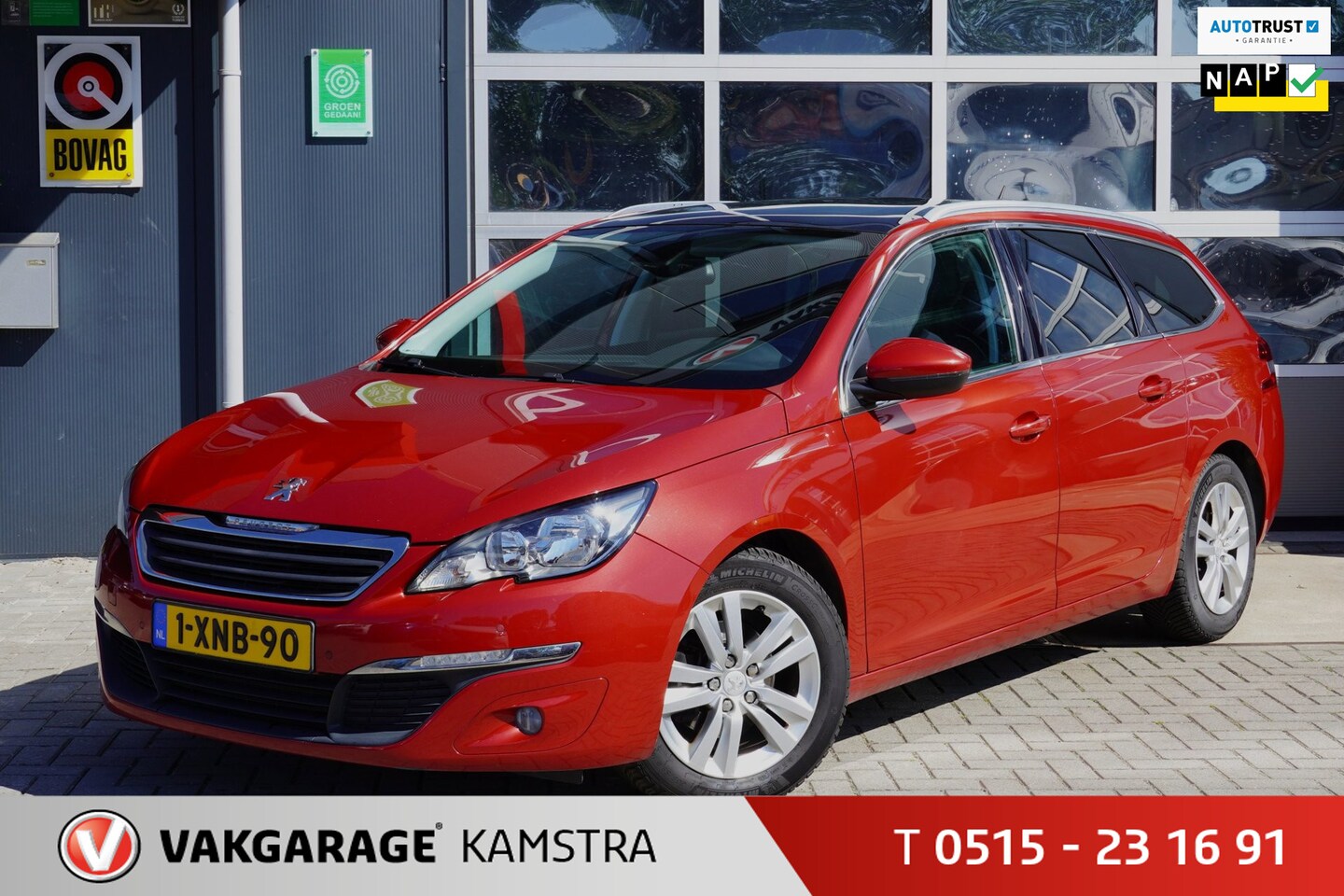 Peugeot 308 SW - 1.6 BlueHDI Blue Lease Executive nav/panoramadak/trekhaak - AutoWereld.nl
