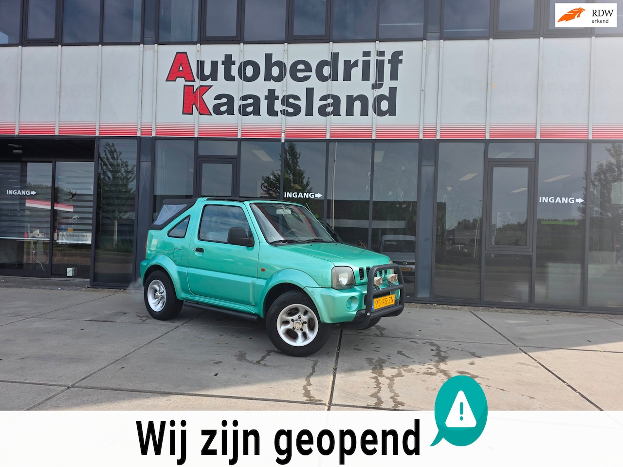 Suzuki Jimny - 1.3 JLX Cabrio - 4x4 - NIEUWE APK - AutoWereld.nl