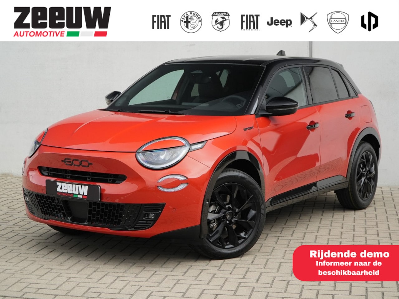 Fiat 600 - 1.2 Hybrid 145 PK La Prima | Camera | Carplay | Alcantara - AutoWereld.nl