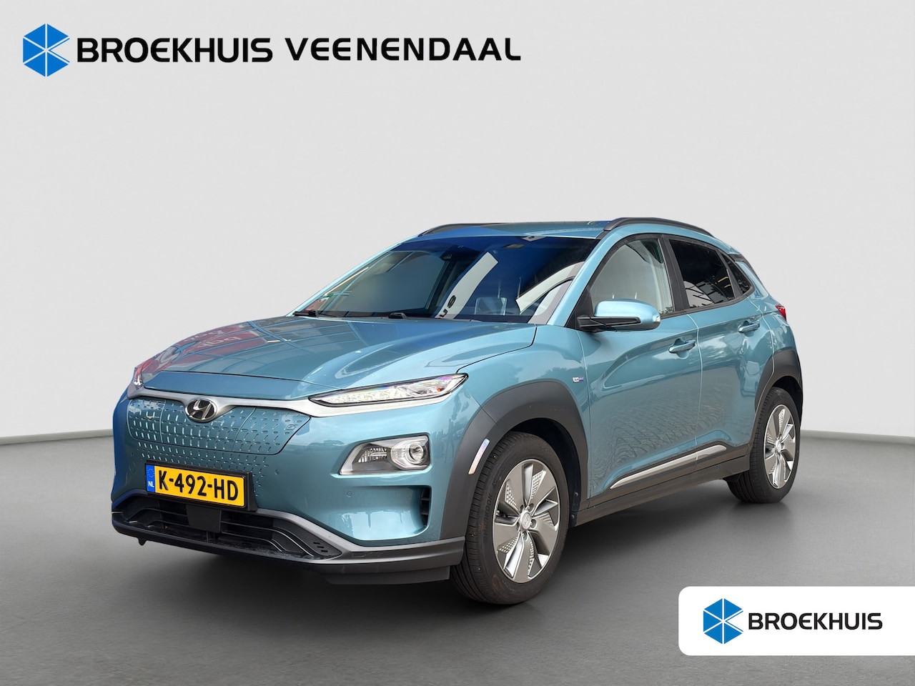 Hyundai Kona Electric - EV Premium 64 kWh | Stoelventilatie | Adap. Cruise | Leder | Adap. Cruise | Apple Carplay - AutoWereld.nl