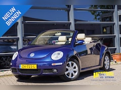 Volkswagen New Beetle Cabriolet - 1.6 Highline Leder|Elek.Kap|Airco|Netjes bereden