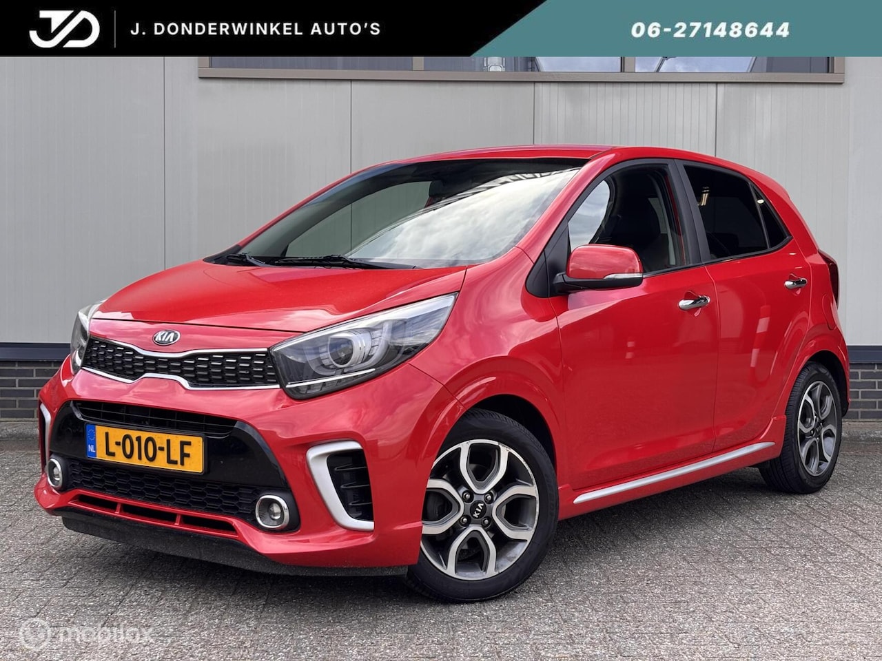 Kia Picanto - 1.0 CVVT GT-Line LEDER CARPLAY Camera RIJKLAAR - AutoWereld.nl