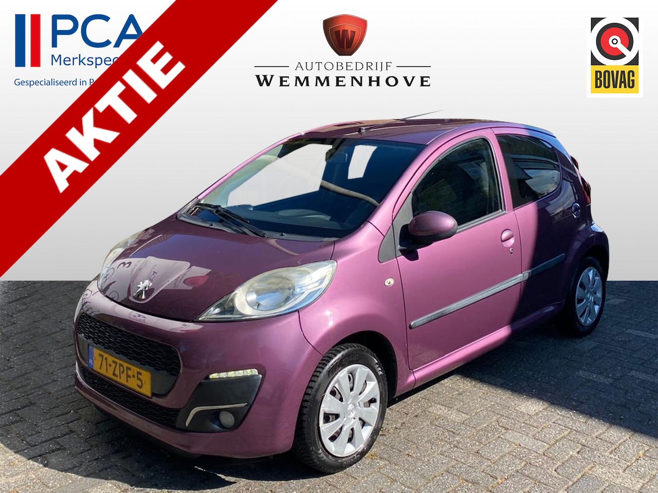 Peugeot 107 - 1.0 Active 5-Deurs/Airco/CV/El. Ramen - AutoWereld.nl