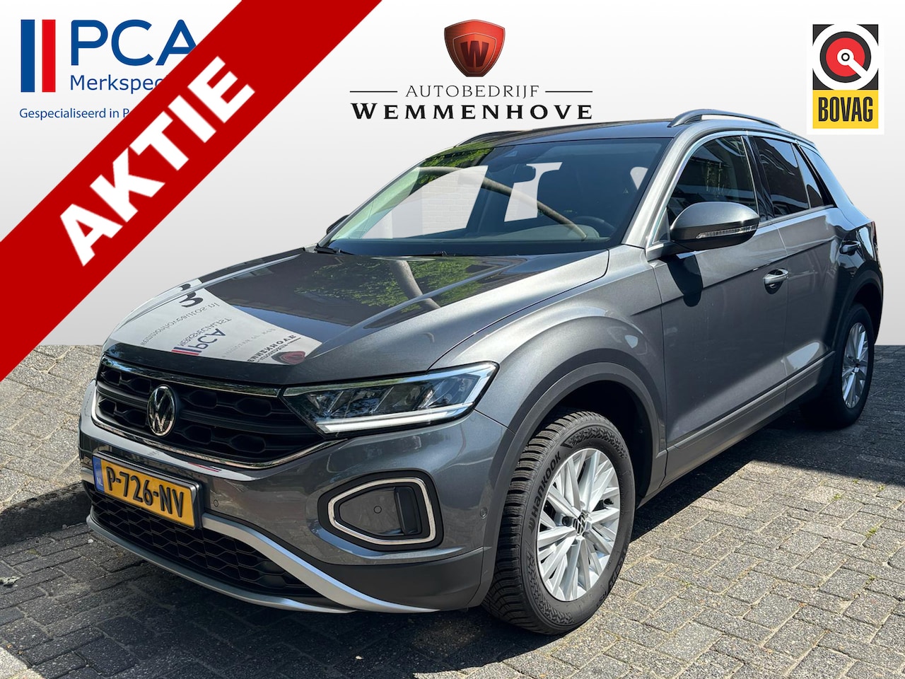 Volkswagen T-Roc - 1.0 TSI Life Business Airco-Ecc/Alu wielen/Mistl./Navigatie - AutoWereld.nl