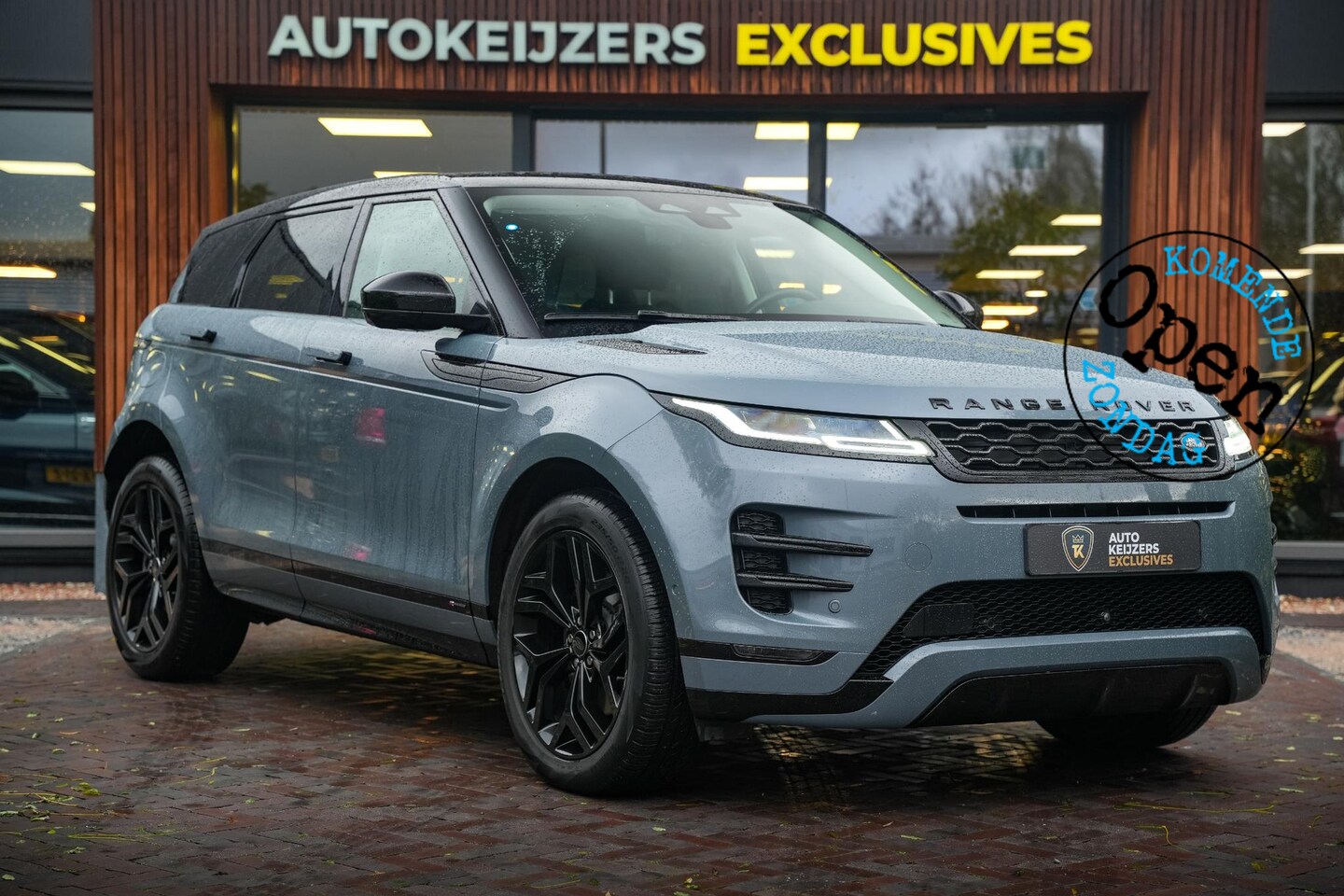 Land Rover Range Rover Evoque - 2.0 P300 AWD R-Dynamic HSE Adapt. Cruise Virtual Dash Matrix LED Two Tone Leder Meridian K - AutoWereld.nl