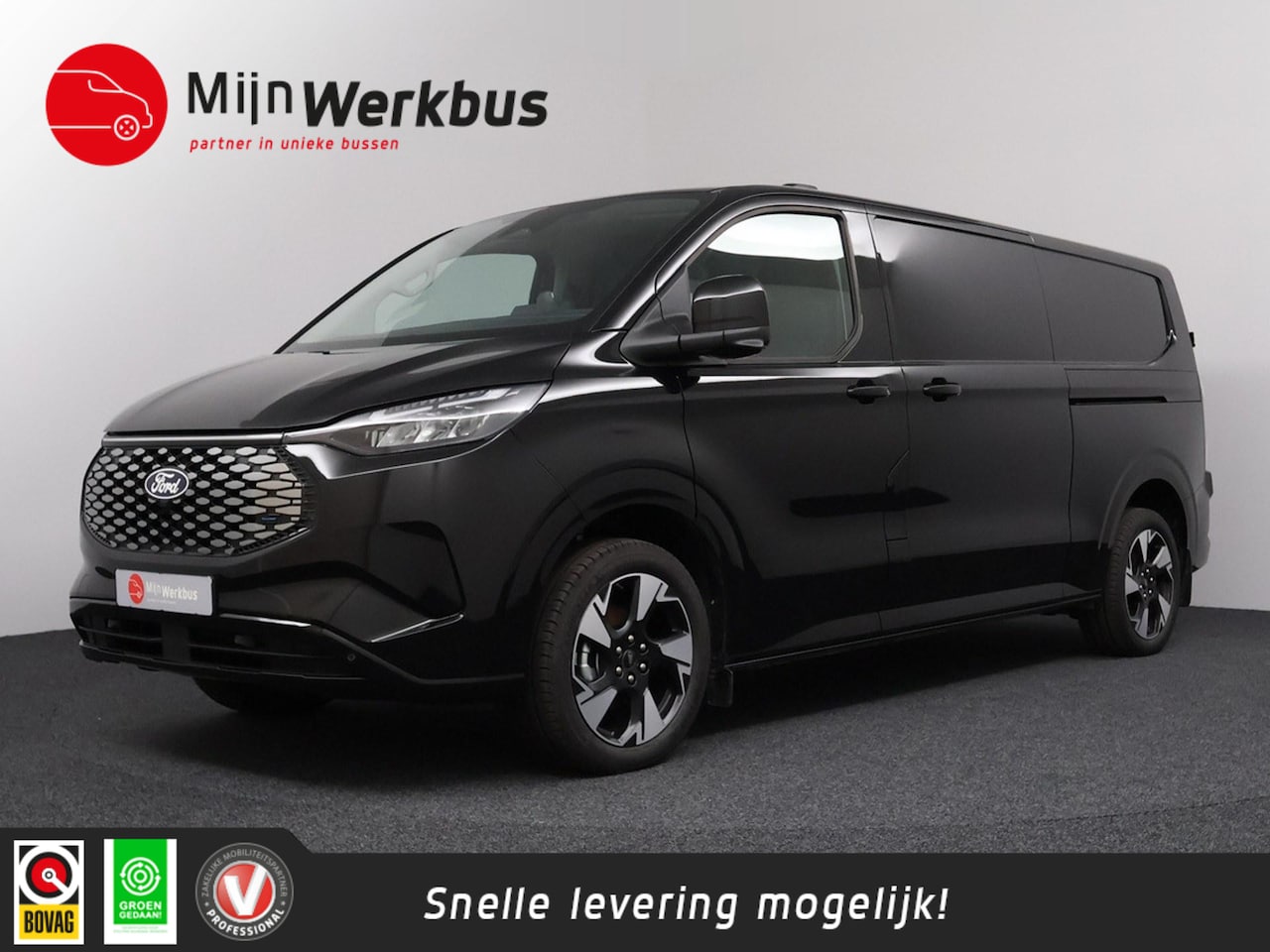 Ford Transit Custom - E-Transit 340 L2H1 Limited 71 kWh | ACC | 360° Camera | 2x Schuif | 2300KG trekgewicht! - AutoWereld.nl