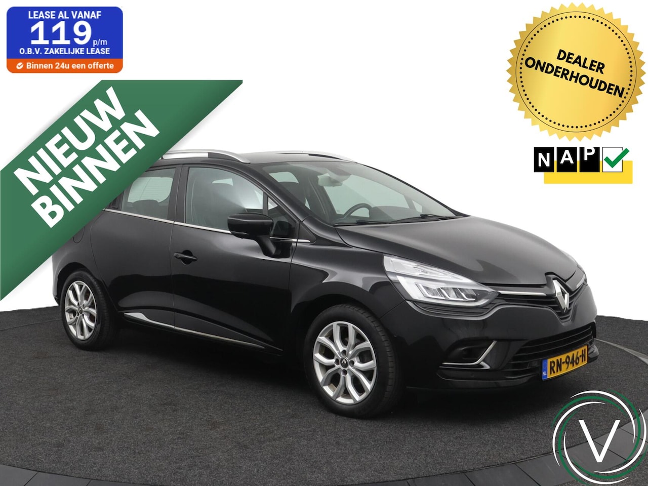 Renault Clio Estate - 1.2 TCe Intens|Trekhaak|Dealer Ond|NAP - AutoWereld.nl