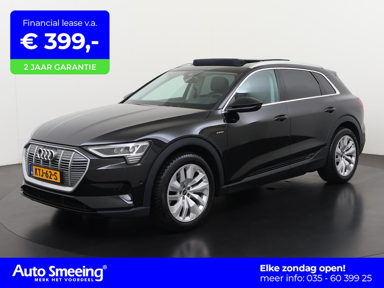 Audi e-tron - 55 quattro 95 kWh | Panoramadak | Trekhaak | Zondag Open! - AutoWereld.nl