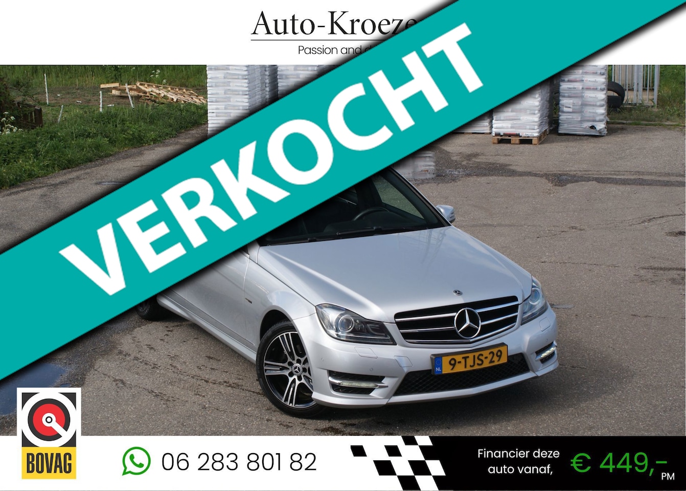 Mercedes-Benz C-klasse - 180 ///AMG Pakket | Org NL Auto | Navigatie | Led | - AutoWereld.nl