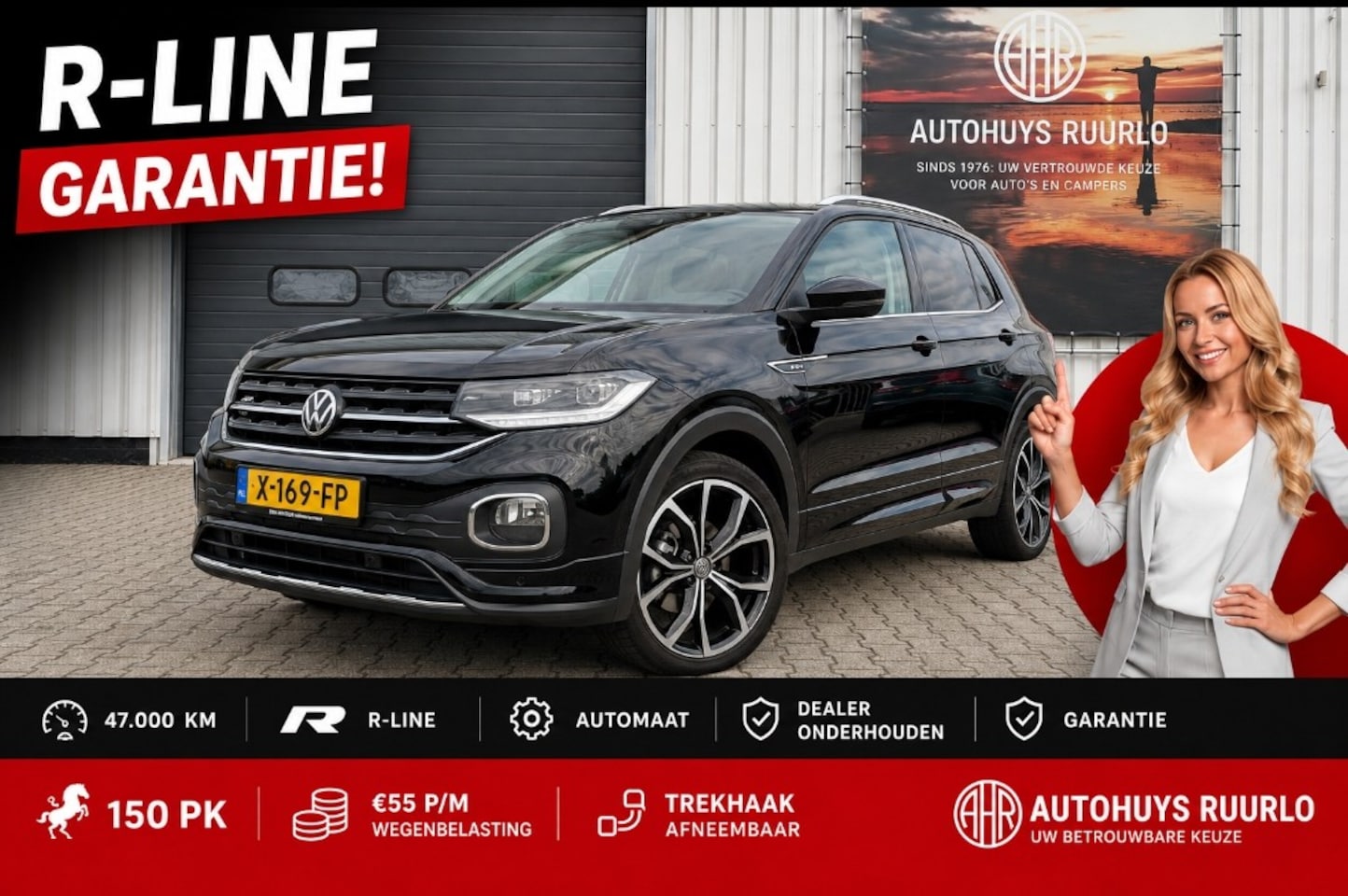 Volkswagen T-Cross - 1.5 TSI 150 PK DSG R-LineCAMERA | ACC | 18 INCH | TREKHAAK Zondag op Afspraak - AutoWereld.nl
