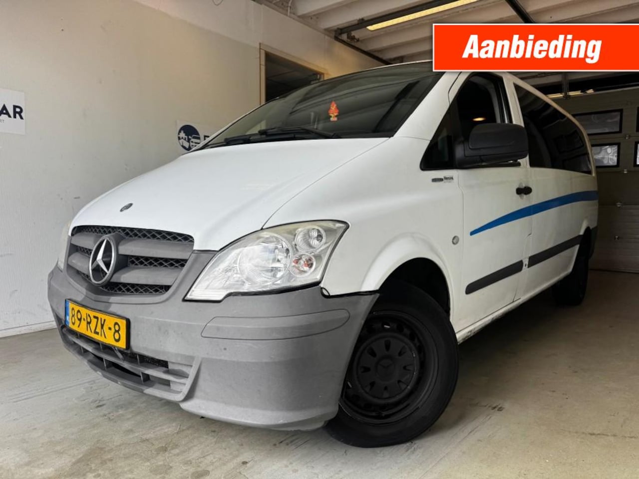 Mercedes-Benz Vito - 110 CDI 343 EL AIRCO 9 PERS. NAP EXPORT HANDEL - AutoWereld.nl