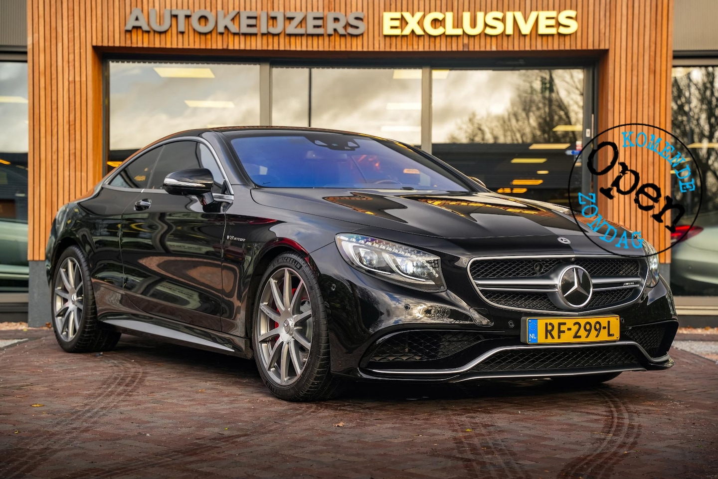 Mercedes-Benz S-klasse Coupé - AMG 63 4Matic Burmester Stoelvent. Widescreen 360 Camera Navigatie ACC S63 - AutoWereld.nl