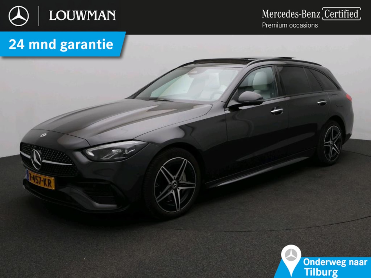Mercedes-Benz C-klasse Estate - 300 e AMG Plug-In Hybride AMG Line | Premium Plus | Night Pakket | Panorama Schuif-Kanteld - AutoWereld.nl