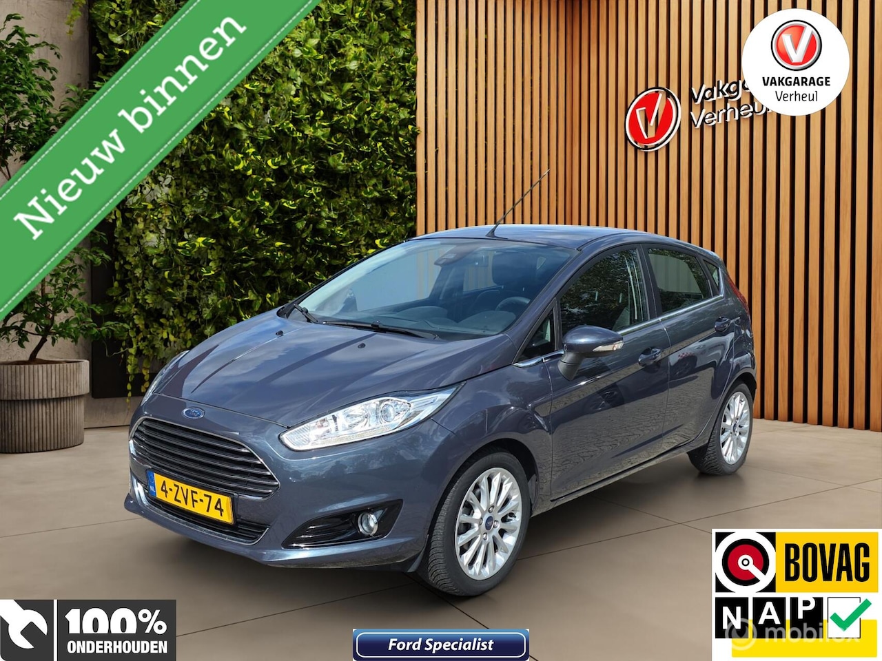 Ford Fiesta - 1.0 EcoBoost Titanium|101PK|5Drs|Vol optie's! - AutoWereld.nl