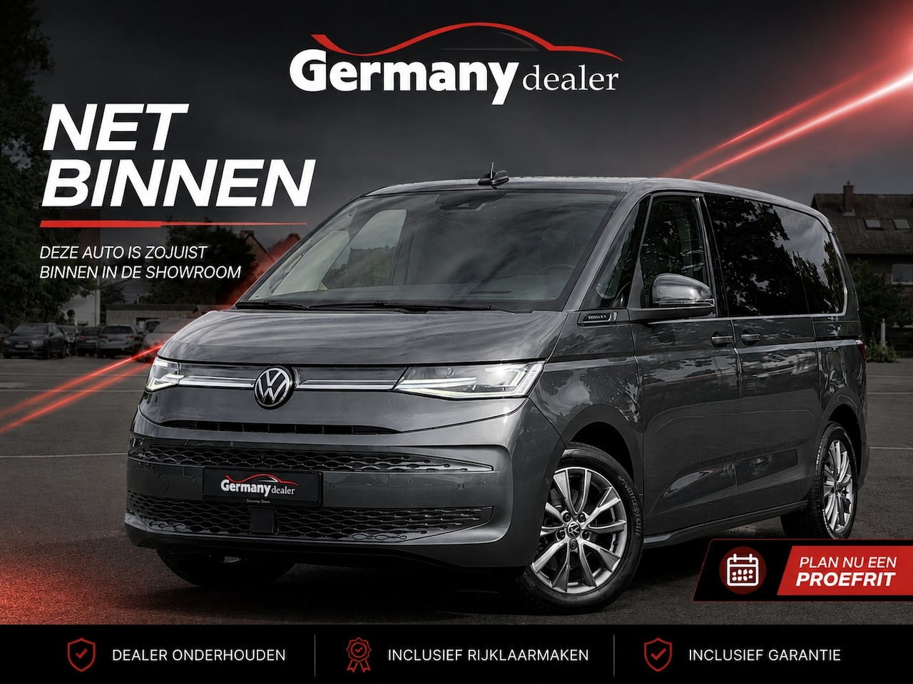 Volkswagen Multivan - 1.4 eHybrid 218pk 7-Pers Energetic Pano IQ-Light Keyless Head-Up 360-Cam Sfeerverl - AutoWereld.nl