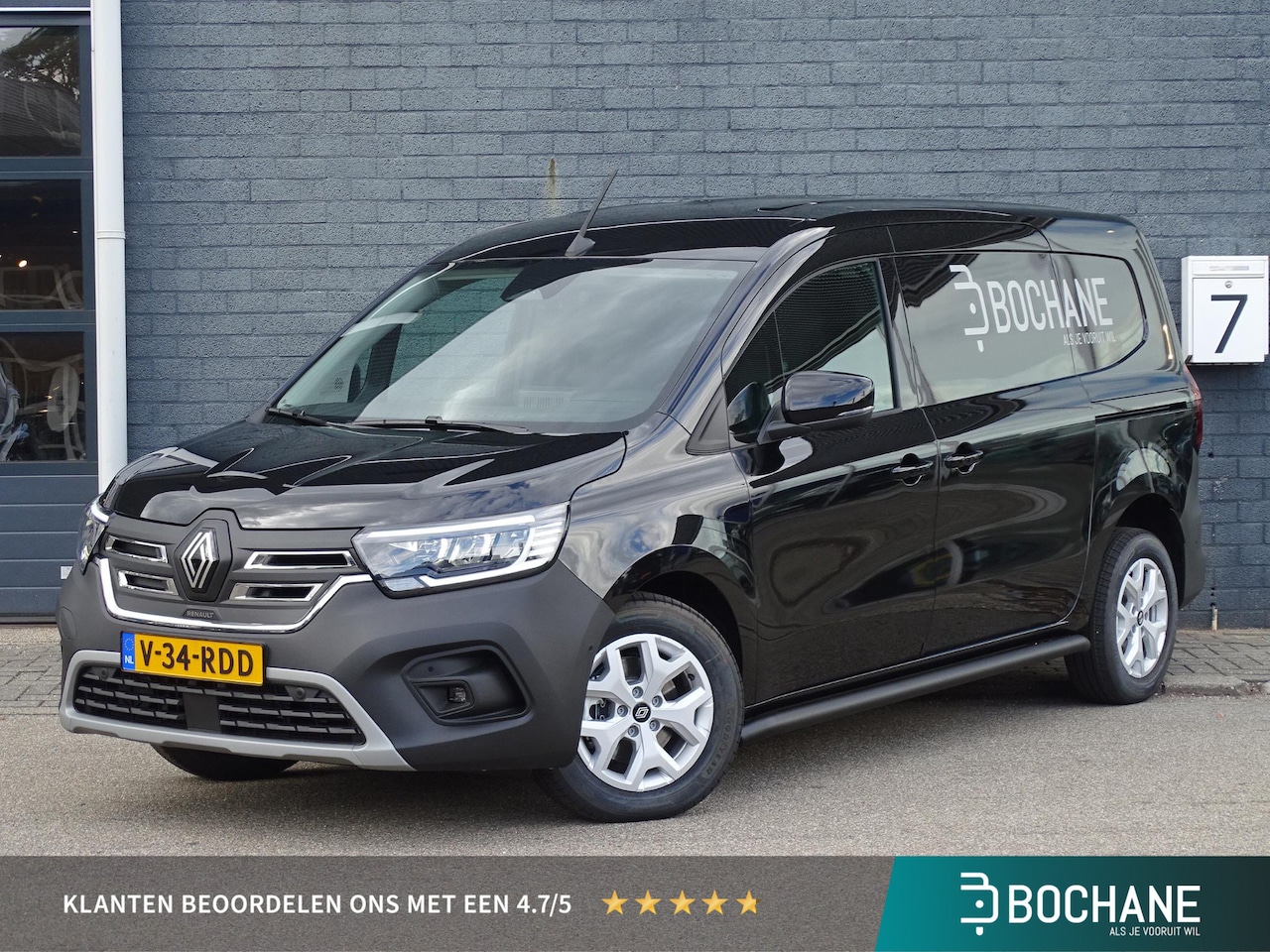 Renault Kangoo E-Tech - Extra L2 44 kWh 16 INCH LICHTMETALEN VELGEN / DUBBELE SCHUIFDEUR / METALLIC LAK - AutoWereld.nl