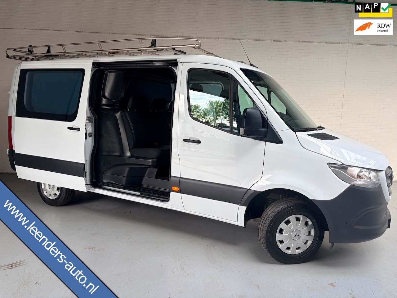 Mercedes-Benz Sprinter - Dubbel Cabine Automaat 315 1.9 CDI 150pk L2H1 Imperiaal, Inrichting, Omvormer, Trekhaak, R - AutoWereld.nl