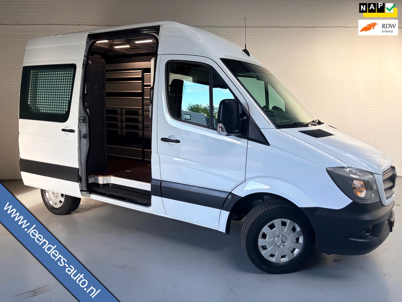Mercedes-Benz Sprinter - L1H2 Automaat Servicewagen 314 2.2 CDI 140PK euro6 BOTT, Victron V230, Standkachel, RIJKLA - AutoWereld.nl