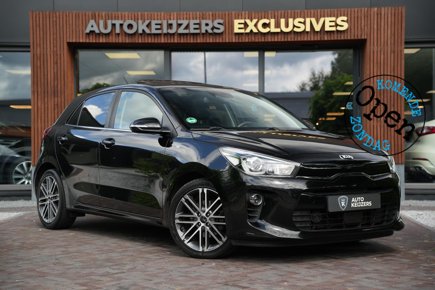 Kia Rio - 1.0 TGDI DynamicLine Platinum Edition Schuifdak Leer Keyless Stuurverw. - AutoWereld.nl