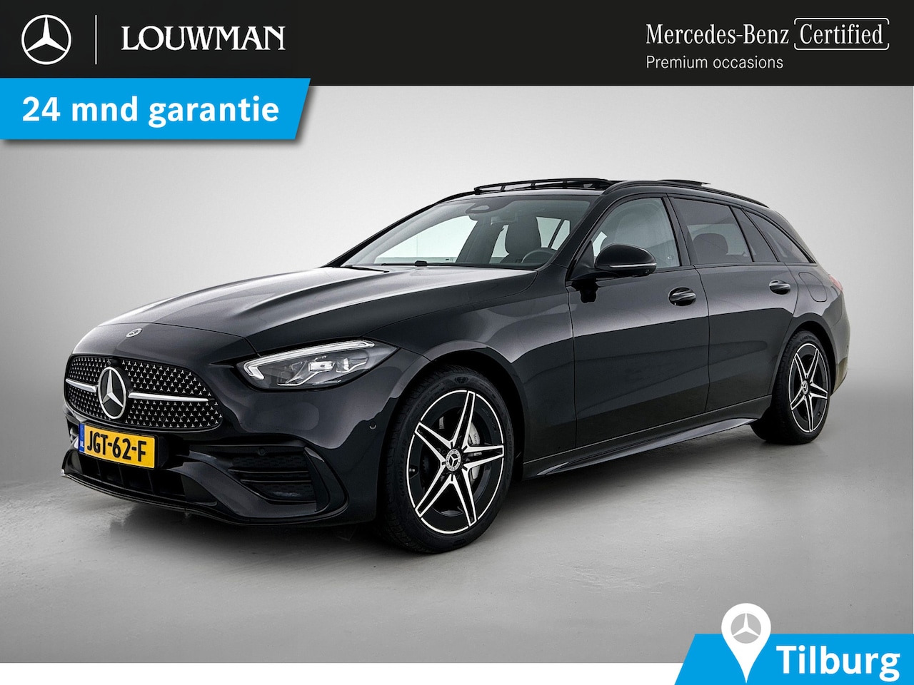 Mercedes-Benz C-klasse Estate - 300 e Business Solution AMG AMG Line | Night Pakket | Panorama Schuif-Kanteldak | Parkeerp - AutoWereld.nl
