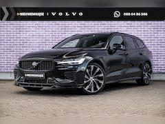 Volvo V60 - 2.0 T6 Plug-in hybrid AWD Ultra Dark | Trekhaak | 20" | Heico Body Kit | Black Pack | Schu