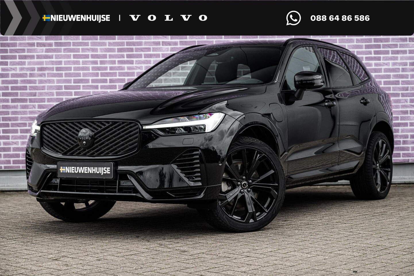Volvo XC60 - 2.0 T6 Plug-in Hybrid AWD Ultra Black Edition | PHEV | Trekhaak | Luchtvering | Panoramada - AutoWereld.nl