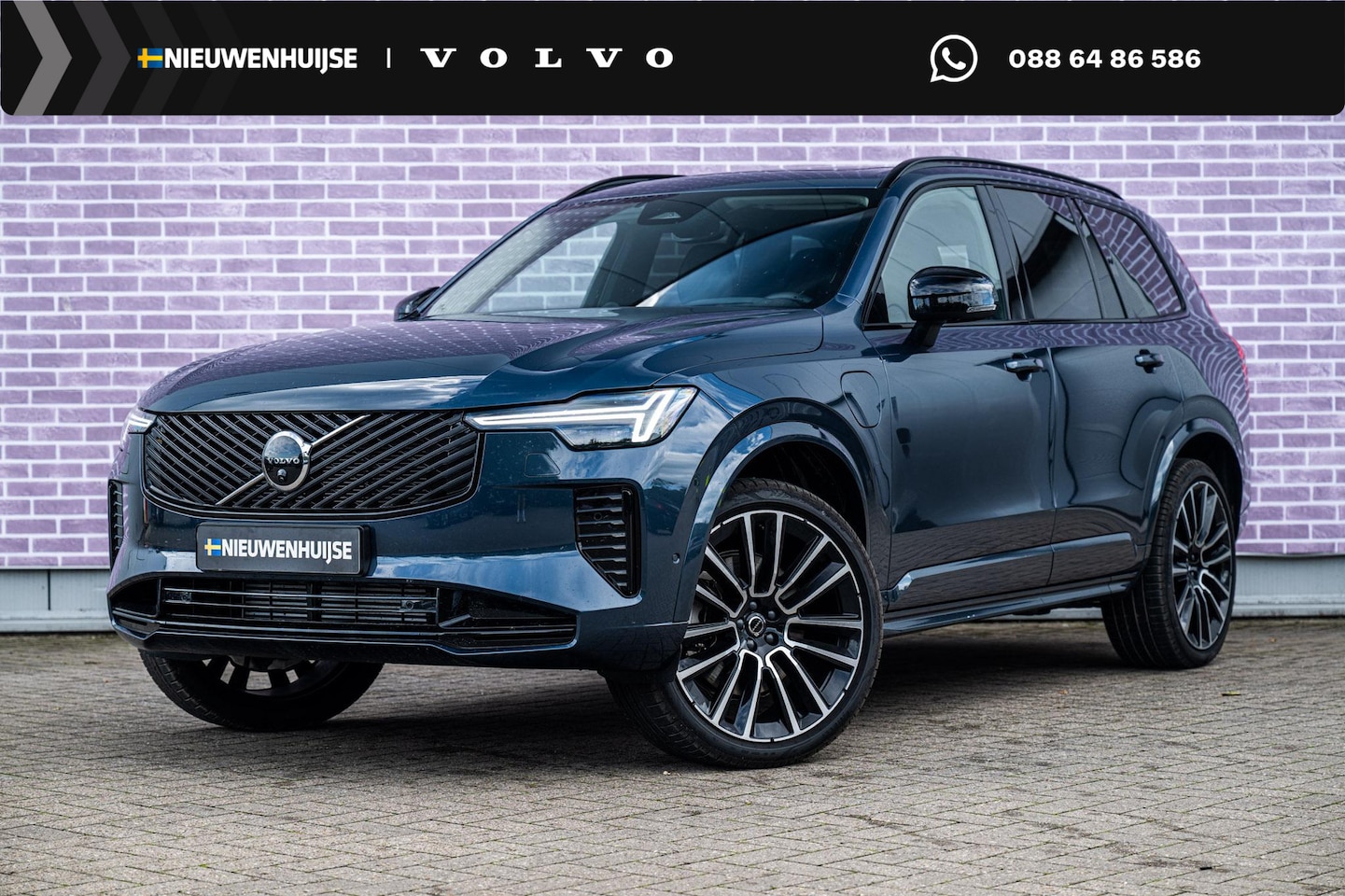 Volvo XC90 - 2.0 T8 Plug-in hybrid AWD Ultra Dark Executive Editon 455 PK | Trekhaak | Luchtvering | Ge - AutoWereld.nl
