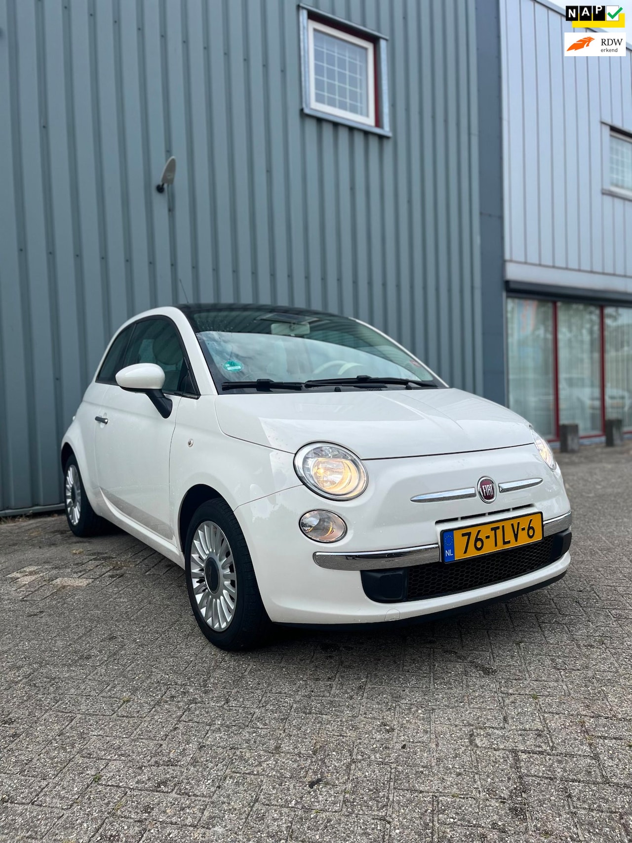 Fiat 500 - 1.2 Bicolore nieuw distrib.riem/apk - AutoWereld.nl