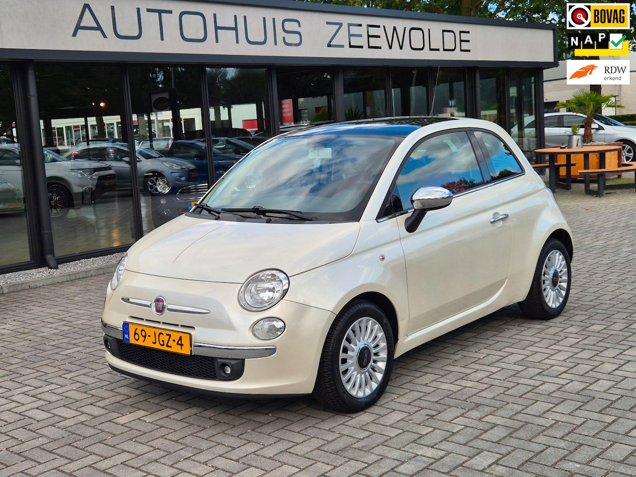 Fiat 500 - 1.2 Lounge 1e eig AUTOMAAT LEER NAP! - AutoWereld.nl