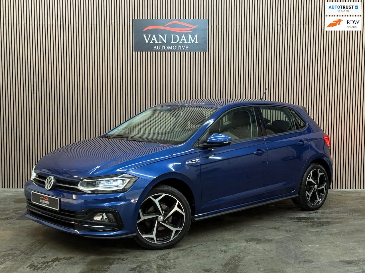 Volkswagen Polo - 1.0 TSI R-L-line 2018 DSG VIRTUAL LED CAMERA KEYLESS - AutoWereld.nl