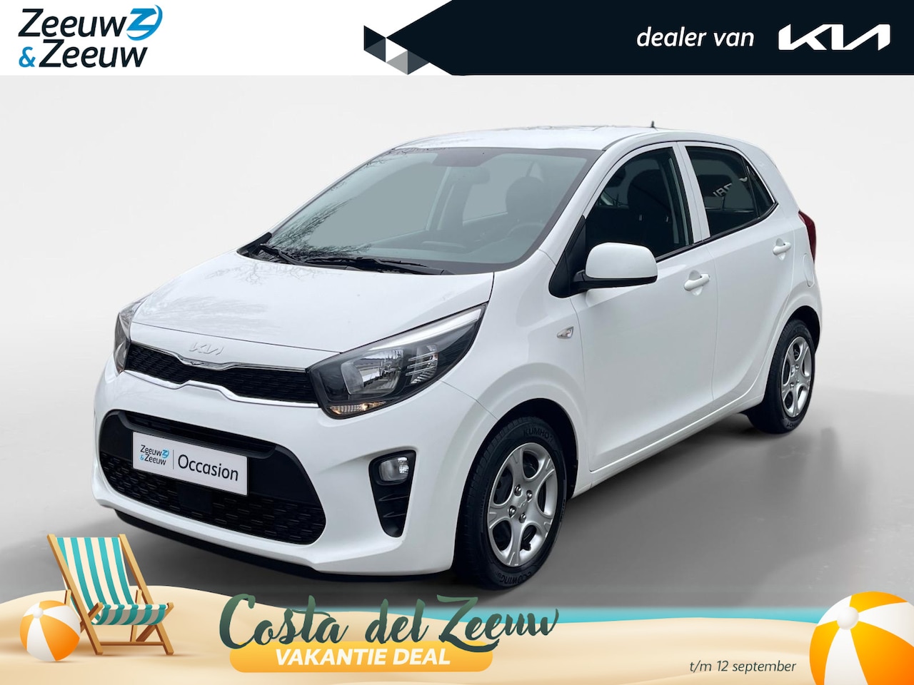 Kia Picanto - 1.0 DPi ComfortLine | Cruise control | Airco | Bluetooth | Audio | Elektrische ramen voor - AutoWereld.nl