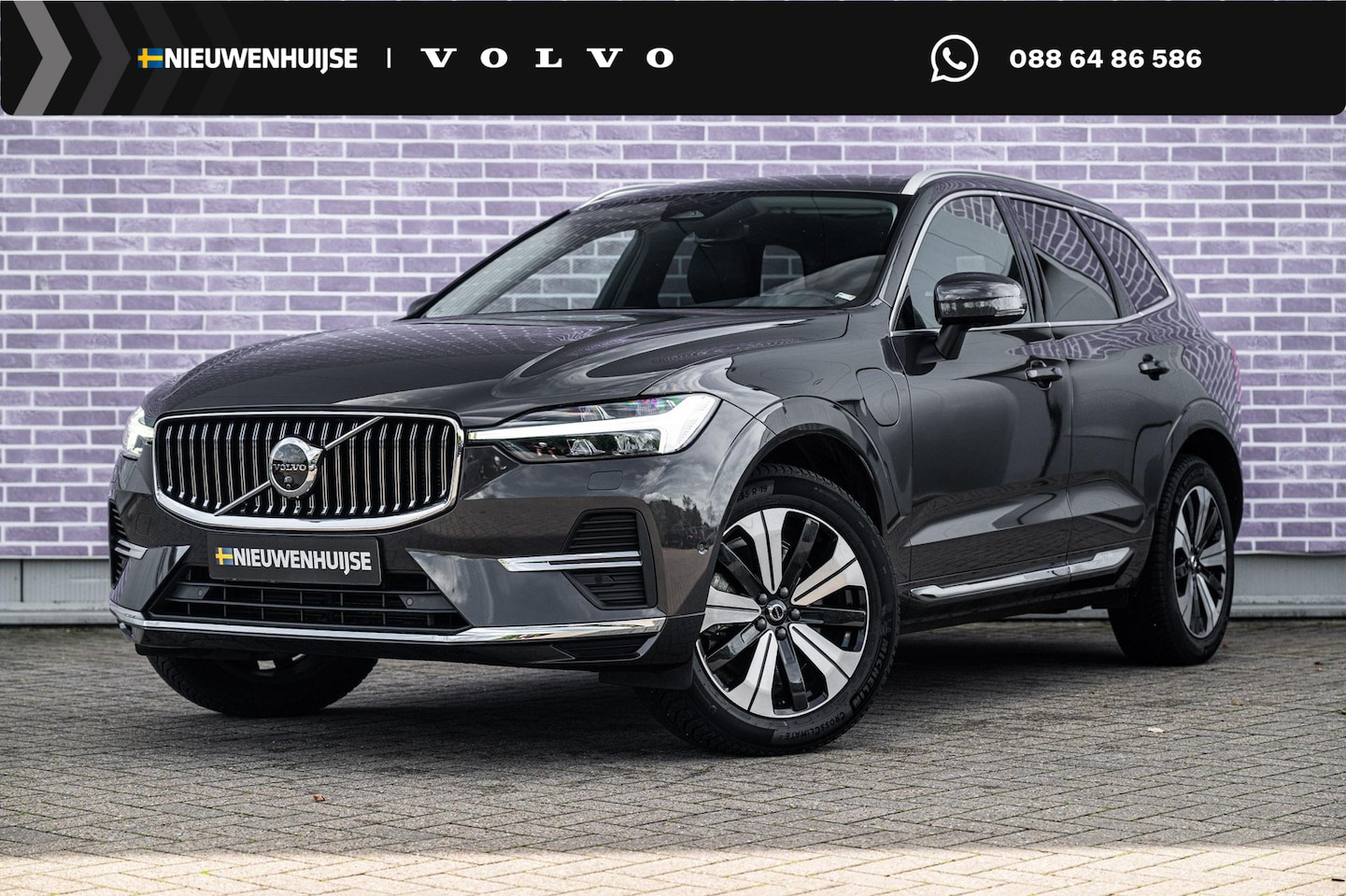 Volvo XC60 - 2.0 T8 Plug-in hybrid AWD Plus Bright | Trekhaak | 360º Camera | Harman/Kardon | Stuurverw - AutoWereld.nl